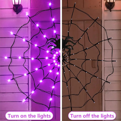 Spooky Spider Web Lights